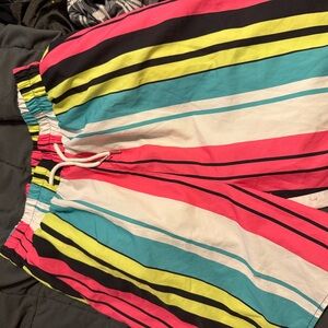 Colorful Striped short set